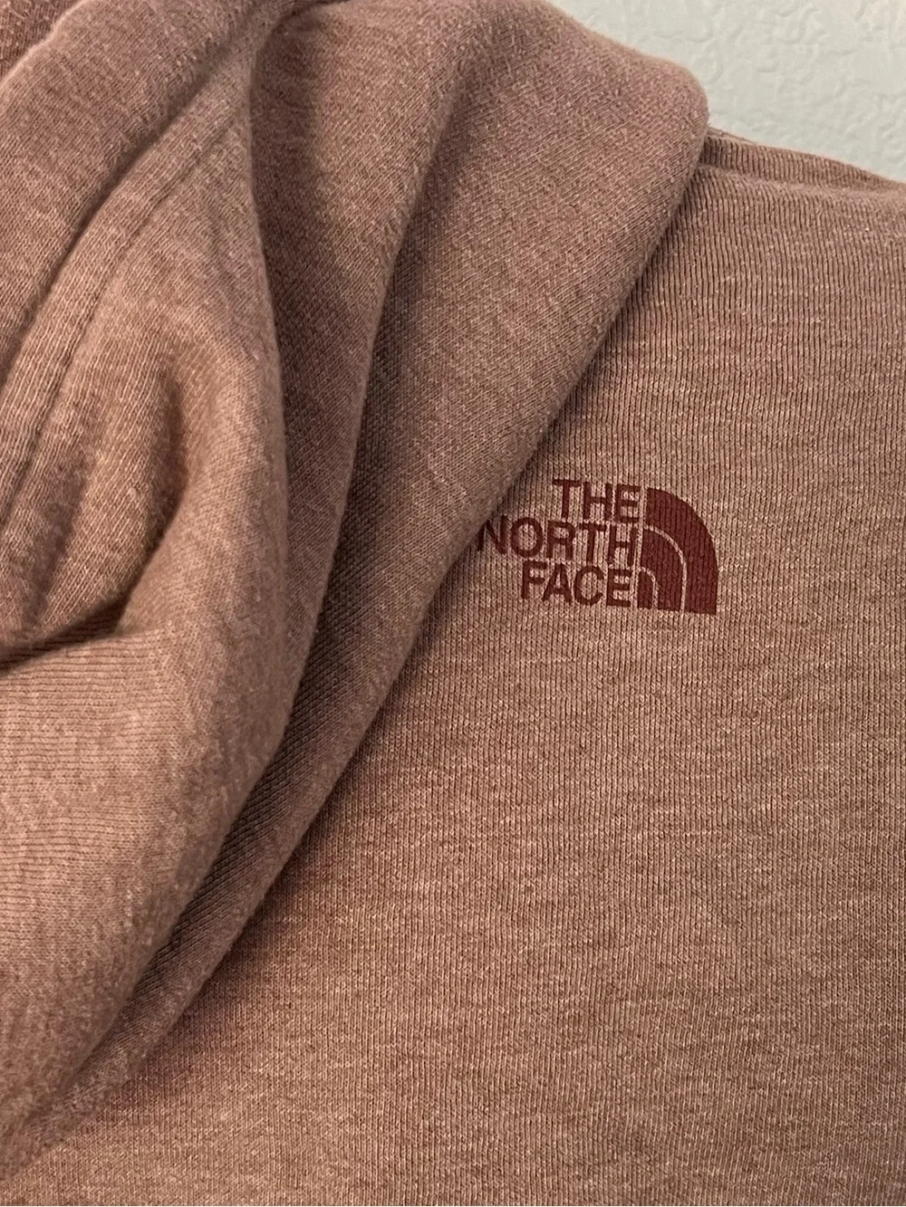 The North Face Men’s Large Brown Taupe Bear Graphic North 66 Pullover Hoodie